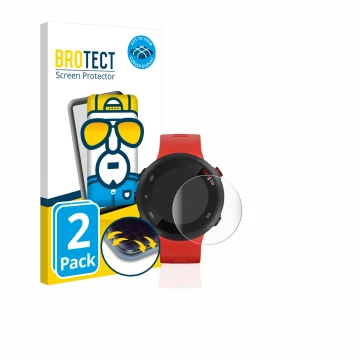Parte frontale di una confezione del prodotto con il logo del marchio BROTECT. Accanto è raffigurato il dispositivo Garmin For