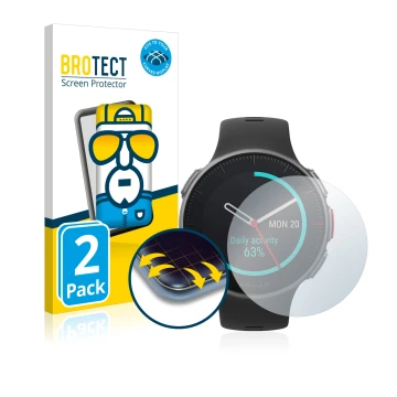 Parte frontale di una confezione del prodotto con il logo del marchio BROTECT. Accanto è raffigurato il dispositivo Polar Vant