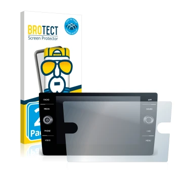 Parte frontale di una confezione del prodotto con il logo del marchio BROTECT. Accanto è raffigurato il dispositivo Oppo Reno 