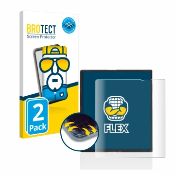 Parte frontale di una confezione del prodotto con il logo del marchio BROTECT. Accanto è raffigurato il dispositivo Huawei Mat