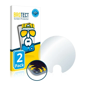 Parte frontale di una confezione del prodotto con il logo del marchio BROTECT. Accanto è raffigurato il dispositivo Dyson V11 