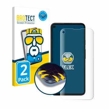 Parte frontale di una confezione del prodotto con il logo del marchio BROTECT. Accanto è raffigurato il dispositivo Google Pix