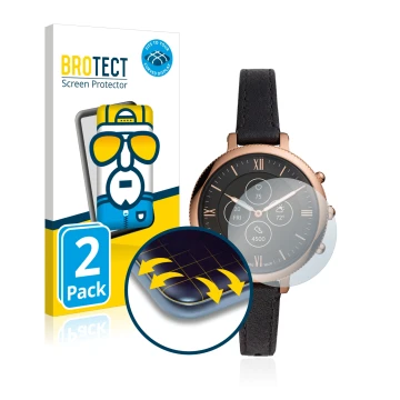 Parte frontale di una confezione del prodotto con il logo del marchio BROTECT. Accanto è raffigurato il dispositivo Fossil Mon