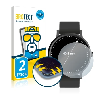 Parte frontale di una confezione del prodotto con il logo del marchio BROTECT. Accanto è raffigurato il dispositivo Orologi (C