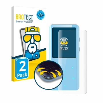 Parte frontale di una confezione del prodotto con il logo del marchio BROTECT. Accanto è raffigurato il dispositivo AGPtek A19