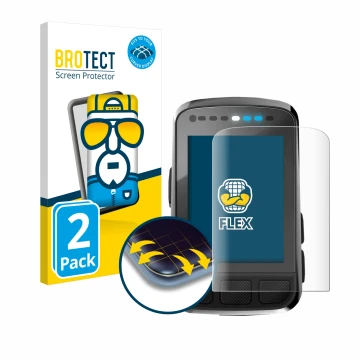 Parte frontale di una confezione del prodotto con il logo del marchio BROTECT. Accanto è raffigurato il dispositivo Wahoo Elem