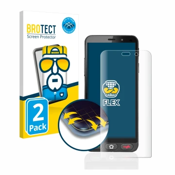 Parte frontale di una confezione del prodotto con il logo del marchio BROTECT. Accanto è raffigurato il dispositivo Brondi Ami