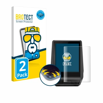 Parte frontale di una confezione del prodotto con il logo del marchio BROTECT. Accanto è raffigurato il dispositivo Bosch Nyon