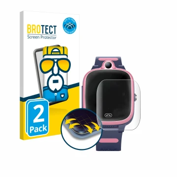 Parte frontale di una confezione del prodotto con il logo del marchio BROTECT. Accanto è raffigurato il dispositivo Fitonme 4G