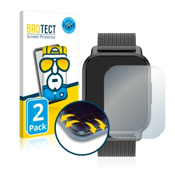 Parte frontale di una confezione del prodotto con il logo del marchio BROTECT. Accanto è raffigurato il dispositivo Popglory P