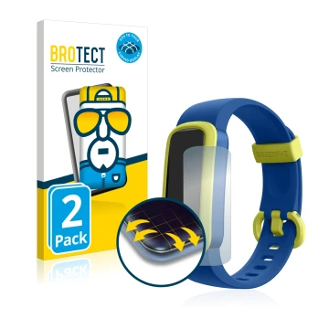 Parte frontale di una confezione del prodotto con il logo del marchio BROTECT. Accanto è raffigurato il dispositivo Biggerfive