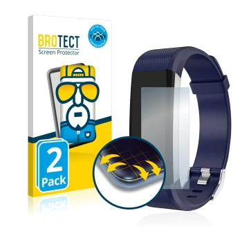 Parte frontale di una confezione del prodotto con il logo del marchio BROTECT. Accanto è raffigurato il dispositivo Lebexy 1.5