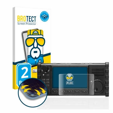 Parte frontale di una confezione del prodotto con il logo del marchio BROTECT. Accanto è raffigurato il dispositivo Xiegu X610