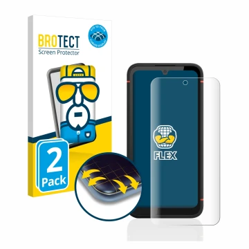 Parte frontale di una confezione del prodotto con il logo del marchio BROTECT. Accanto è raffigurato il dispositivo Gigaset GX