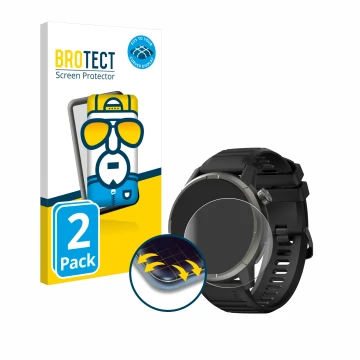 Parte frontale di una confezione del prodotto con il logo del marchio BROTECT. Accanto è raffigurato il dispositivo Kiprun GPS
