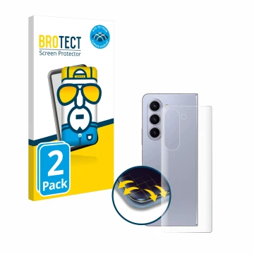 Parte frontale di una confezione del prodotto con il logo del marchio BROTECT. Accanto è raffigurato il dispositivo Samsung Ga