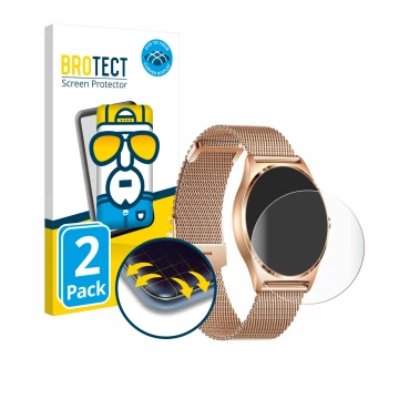 Parte frontale di una confezione del prodotto con il logo del marchio BROTECT. Accanto è raffigurato il dispositivo Xcoast X-W