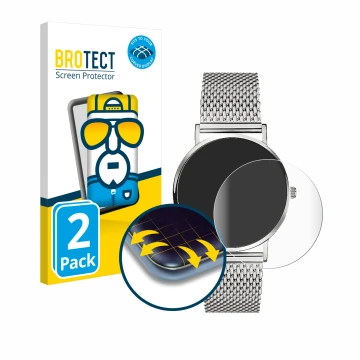 Parte frontale di una confezione del prodotto con il logo del marchio BROTECT. Accanto è raffigurato il dispositivo Liebeskind