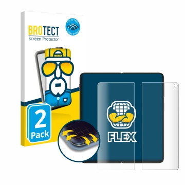 Parte frontale di una confezione del prodotto con il logo del marchio BROTECT. Accanto è raffigurato il dispositivo OnePlus Op