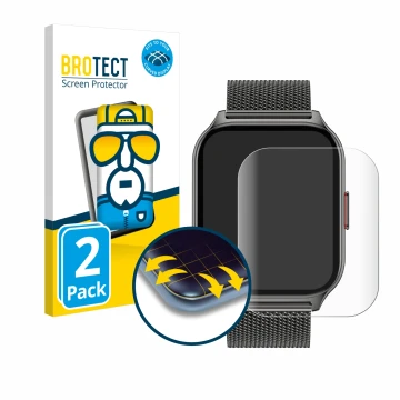 Parte frontale di una confezione del prodotto con il logo del marchio BROTECT. Accanto è raffigurato il dispositivo Popglory P