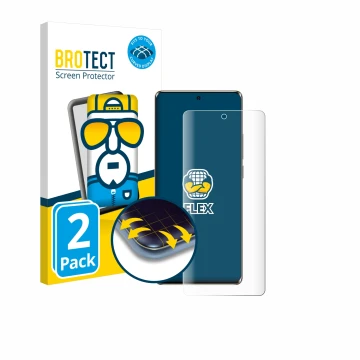 Parte frontale di una confezione del prodotto con il logo del marchio BROTECT. Accanto è raffigurato il dispositivo Ulefone No