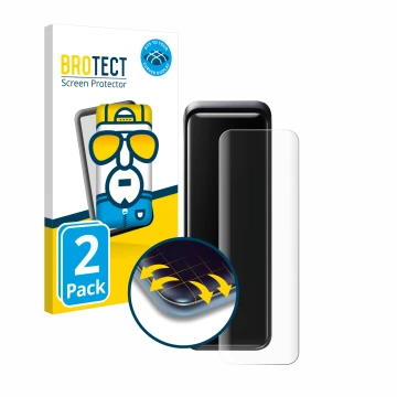 Parte frontale di una confezione del prodotto con il logo del marchio BROTECT. Accanto è raffigurato il dispositivo Anker Prim