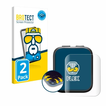 Parte frontale di una confezione del prodotto con il logo del marchio BROTECT. Accanto è raffigurato il dispositivo Insta360 G