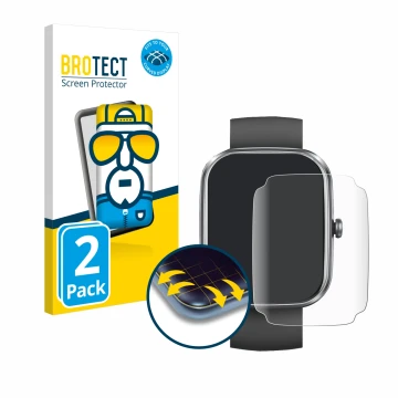 Parte frontale di una confezione del prodotto con il logo del marchio BROTECT. Accanto è raffigurato il dispositivo Kuizil T70