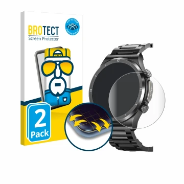 Parte frontale di una confezione del prodotto con il logo del marchio BROTECT. Accanto è raffigurato il dispositivo Powerwill 