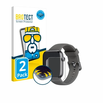 Parte frontale di una confezione del prodotto con il logo del marchio BROTECT. Accanto è raffigurato il dispositivo AcclaFit P