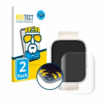 Parte frontale di una confezione del prodotto con il logo del marchio BROTECT. Accanto è raffigurato il dispositivo Oukitel BT