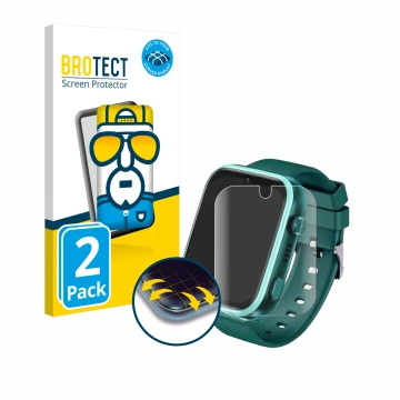 Parte frontale di una confezione del prodotto con il logo del marchio BROTECT. Accanto è raffigurato il dispositivo Okyuk T45 