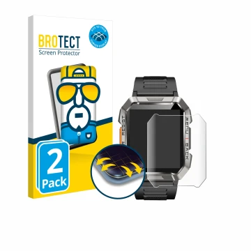 Parte frontale di una confezione del prodotto con il logo del marchio BROTECT. Accanto è raffigurato il dispositivo Baolubao W