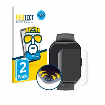 Parte frontale di una confezione del prodotto con il logo del marchio BROTECT. Accanto è raffigurato il dispositivo Aycy P114 