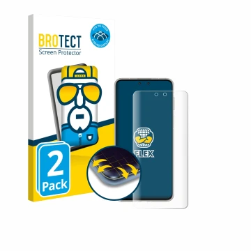 Parte frontale di una confezione del prodotto con il logo del marchio BROTECT. Accanto è raffigurato il dispositivo Huawei Mat