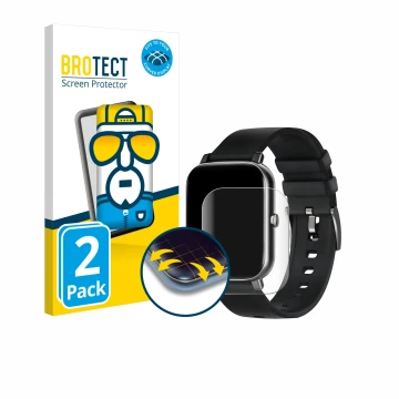 Parte frontale di una confezione del prodotto con il logo del marchio BROTECT. Accanto è raffigurato il dispositivo Ibettertec
