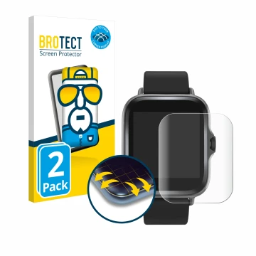 Parte frontale di una confezione del prodotto con il logo del marchio BROTECT. Accanto è raffigurato il dispositivo Denver SWC