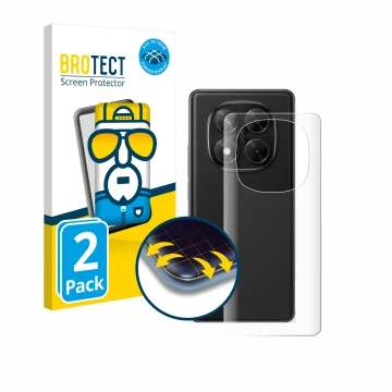 Parte frontale di una confezione del prodotto con il logo del marchio BROTECT. Accanto è raffigurato il dispositivo Xiaomi Red