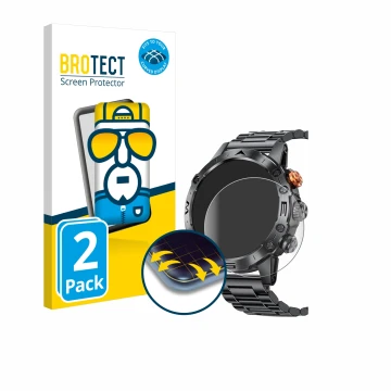 Parte frontale di una confezione del prodotto con il logo del marchio BROTECT. Accanto è raffigurato il dispositivo DekeFit MT