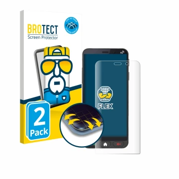 Parte frontale di una confezione del prodotto con il logo del marchio BROTECT. Accanto è raffigurato il dispositivo Brondi Ami