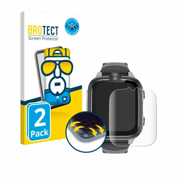 Parte frontale di una confezione del prodotto con il logo del marchio BROTECT. Accanto è raffigurato il dispositivo Blackview 