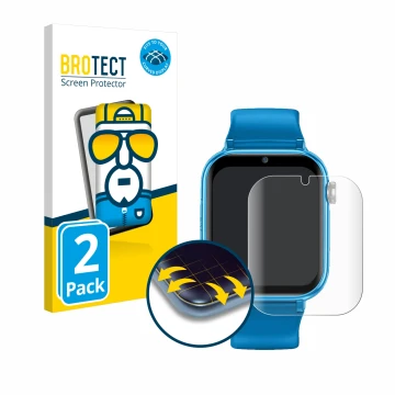 Parte frontale di una confezione del prodotto con il logo del marchio BROTECT. Accanto è raffigurato il dispositivo Maxcom FW5