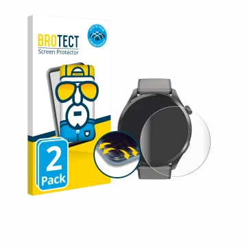 Parte frontale di una confezione del prodotto con il logo del marchio BROTECT. Accanto è raffigurato il dispositivo Hama Smart