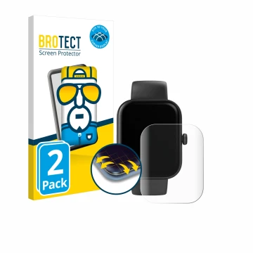 Parte frontale di una confezione del prodotto con il logo del marchio BROTECT. Accanto è raffigurato il dispositivo Hama Smart