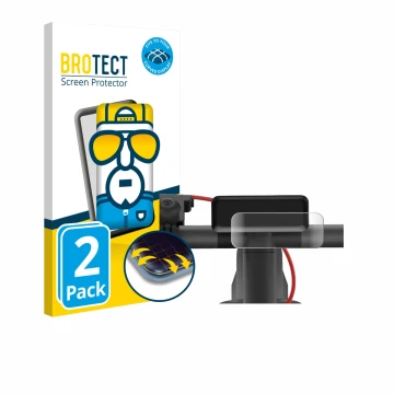 Parte frontale di una confezione del prodotto con il logo del marchio BROTECT. Accanto è raffigurato il dispositivo Navee V50i