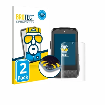 Parte frontale di una confezione del prodotto con il logo del marchio BROTECT. Accanto è raffigurato il dispositivo Wahoo Elem