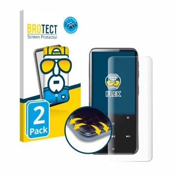 Parte frontale di una confezione del prodotto con il logo del marchio BROTECT. Accanto è raffigurato il dispositivo AGPtek M3 