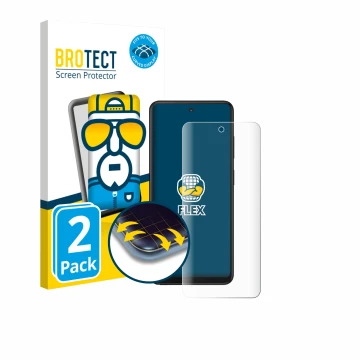 Parte frontale di una confezione del prodotto con il logo del marchio BROTECT. Accanto è raffigurato il dispositivo Xplora HMD