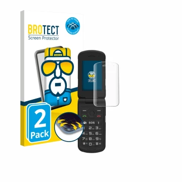 Parte frontale di una confezione del prodotto con il logo del marchio BROTECT. Accanto è raffigurato il dispositivo AGM M10 co