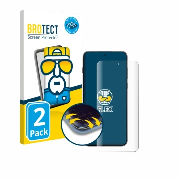 Parte frontale di una confezione del prodotto con il logo del marchio BROTECT. Accanto è raffigurato il dispositivo OnePlus No